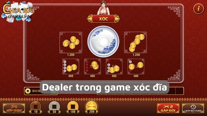 Vai trò của dealer trong game xóc đĩa