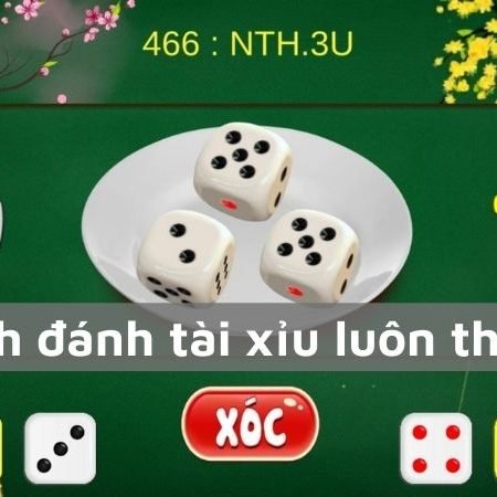 Cách đánh tài xỉu luôn thắng – kinh nghiệm từ cao thủ