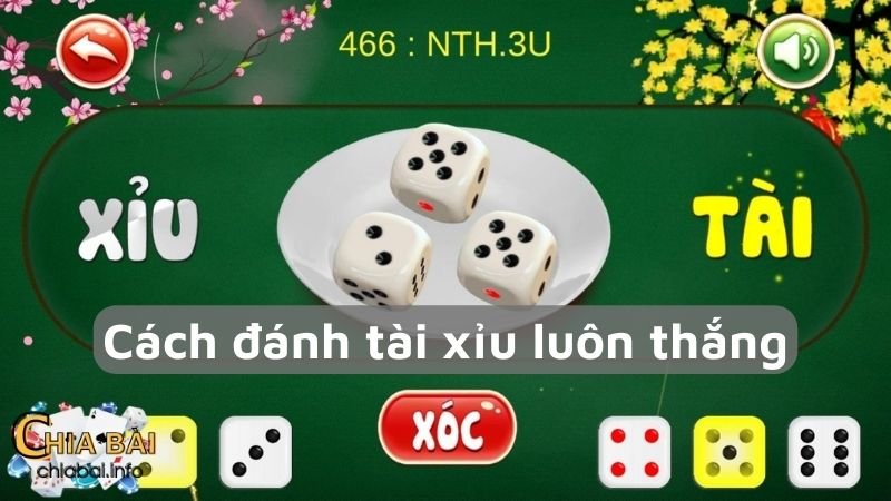 Cách đánh tài xỉu luôn thắng - kinh nghiệm từ cao thủ